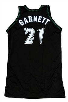 1998-99 Kevin Garnett Game Used Minnesota Timberwolves Road Jersey